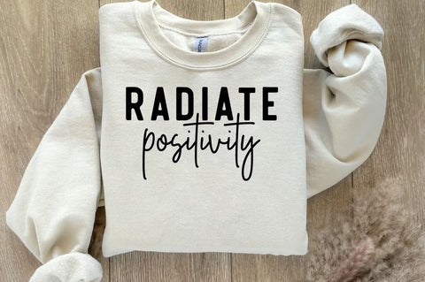 Radiate positivity Sleeve Svg Design SVG Designangry 