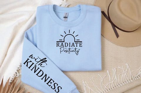 Radiate positivity Sleeve SVG Design SVG Designangry 