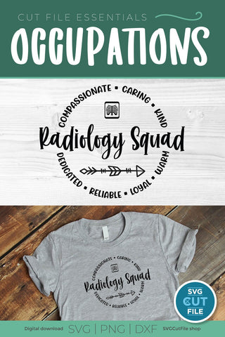 Radiology Squad svg, Radiologist Technologist svg, Radiology Nurse svg SVG SVG Cut File 