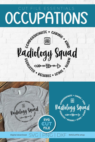 Radiology Squad svg, Radiologist Technologist svg, Radiology Nurse svg SVG SVG Cut File 