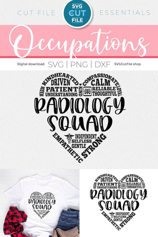 Radiology Squad svg, Radiologist Technologist svg, Radiology Nurse svg SVG SVG Cut File 