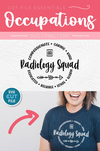 Radiology Squad svg, Radiologist Technologist svg, Radiology Nurse svg SVG SVG Cut File 