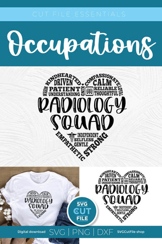 Radiology Squad svg, Radiologist Technologist svg, Radiology Nurse svg SVG SVG Cut File 
