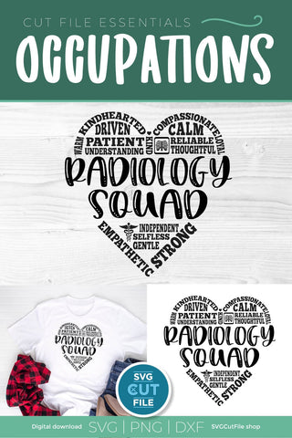 Radiology Squad svg, Radiologist Technologist svg, Radiology Nurse svg SVG SVG Cut File 