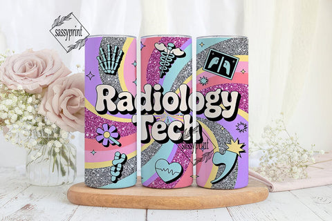 Radiology Tech 20oz Tumbler Wrap Sublimation sassyprint 