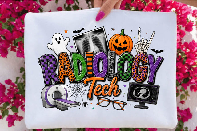 Radiology Tech Halloween PNG Sublimation SVGArt 