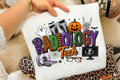 Radiology Tech Halloween PNG Sublimation SVGArt 