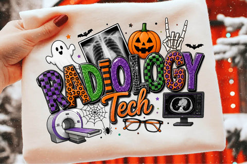 Radiology Tech Halloween PNG Sublimation SVGArt 
