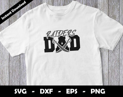 Raiders Dad SVG Cut File, Raiders logo SVG Design, Raiders Dad Football, T-Shirt Sublimation Design Png SVG Arthur Arellano 