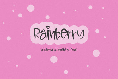Rainberry Sans Font Beck McCormick 