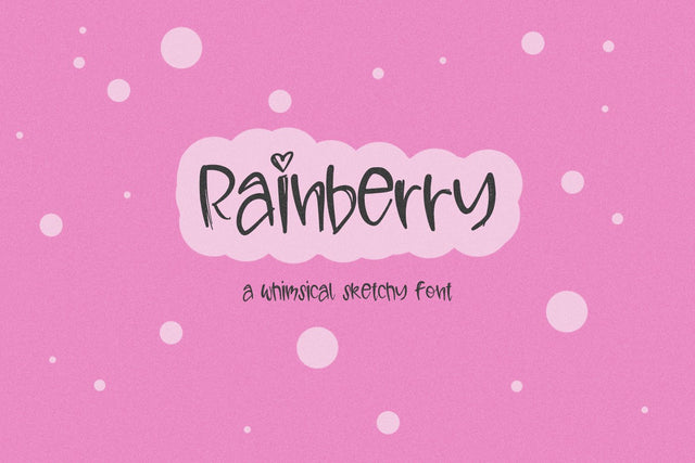 Rainberry Sans Font Beck McCormick 