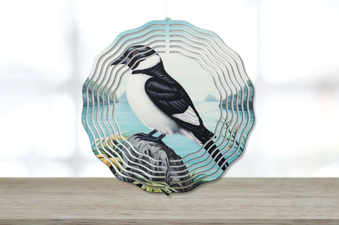 Rainbow Black capped Petrel Bird Wind Spinner Bundle Sublimation Regulrcrative 