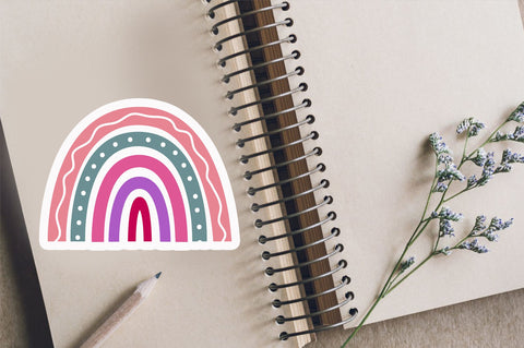 Rainbow clipart Sticker Design Sublimation Regulrcrative 