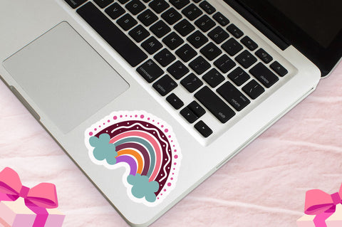 Rainbow clipart Sticker Design Sublimation Regulrcrative 