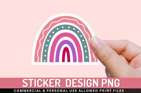 Rainbow clipart Sticker Design Sublimation Regulrcrative 