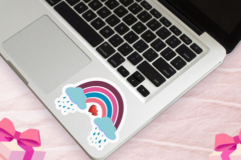 Rainbow clipart Sticker Design Sublimation Regulrcrative 