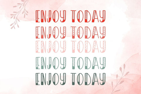 Rainbow - cute display font Font AnningArts Design 