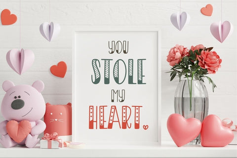 Rainbow - cute display font Font AnningArts Design 