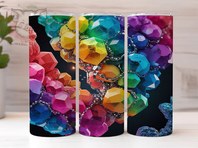 Rainbow Equality LGBTQ Pride Rocks Tumbler Wrap, LGBTQ Tumbler PNG, Rainbow Pride Design, 20oz Pride Tumbler, Equality Rocks Art, LGBTQ+ Sublimation, Pride Stone Wrap Sublimation Lara' s Designs 