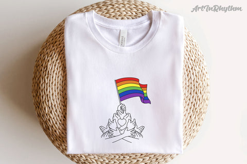 Rainbow Flag Svg, Gay Pride Svg, Equality Svg, LGBTQ Svg SVG Artinrhythm shop 