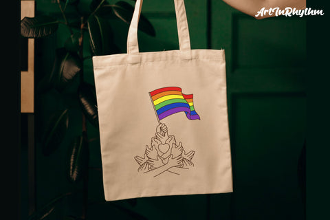 Rainbow Flag Svg, Gay Pride Svg, Equality Svg, LGBTQ Svg SVG Artinrhythm shop 