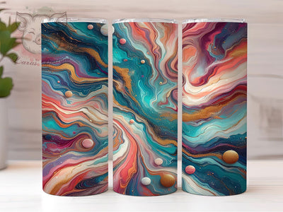 Rainbow Glitter Crystal Agate Tumbler, Glitter Purple Wrap, Bright Colorful Design, 20Oz Skinny Tumbler, Orange Agate Sublimation, Sparkly Crystal Drinkware, Vibrant Stone Tumbler Sublimation Lara' s Designs 