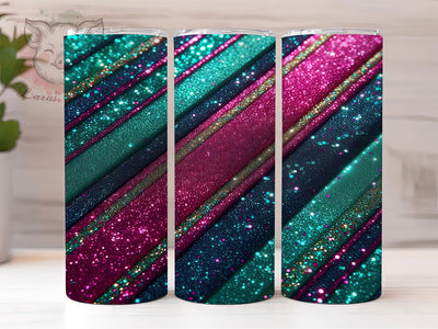 Rainbow Glitter Sparkling Tumbler, Seamless Glitter Sublimation Design, Sparkling Rainbow Art, 20oz Glitter Tumbler, Whimsical Rainbow Mug, Shiny Glitter Cup, Vibrant Rainbow Wrap Sublimation Lara' s Designs 