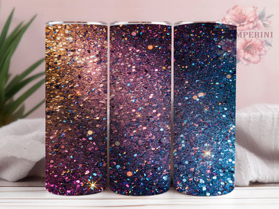 Rainbow Glitter Texture 20oz Tumbler, Rainbow Glitter, Sparkle Texture, Colorful Theme, Sublimation Wrap, 20oz Tumbler, Whimsical Aesthetic, Shimmer Charm Sublimation Li Zamperini 