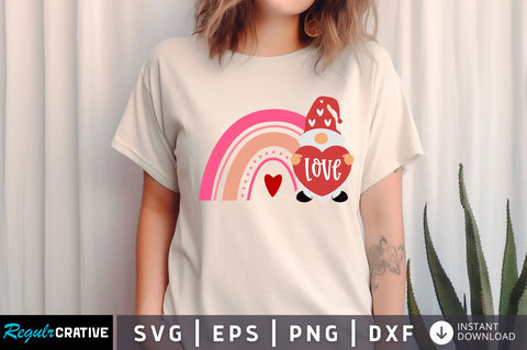 Rainbow gnome SVG design SVG Regulrcrative 