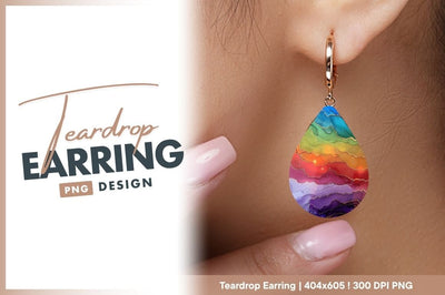 Rainbow inkscape waves with gold accent Sublimation Regulrcrative 
