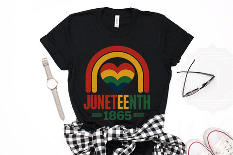 Rainbow Juneteenth 1865 PNG Printable File Sublimation Creativedesigntee 