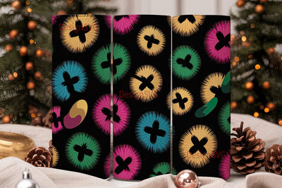 Rainbow Leopard 20oz Tumbler Wrap Sublimation DesignSVG 