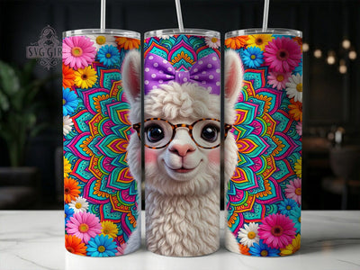 Rainbow Llama Pop Art 20oz Tumbler, Rainbow Llama, Llama Pop Art, Pop Art Llama, Llama Tumbler, 20oz Tumbler, Rainbow Tumbler, Tumbler Wrap Sublimation SvggirlplusArt 