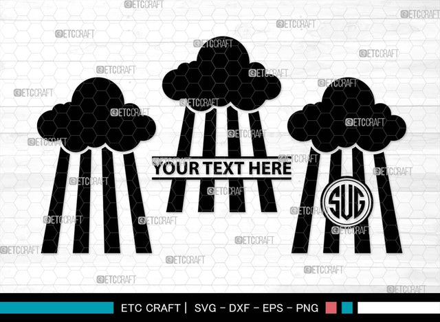 Rainbow Monogram, Rainbow Silhouette, Rainbow SVG, Clouds Svg, Rainbow Star Svg, Rainbow Shooting Svg, Layered Rainbow Svg, SB00529 SVG ETC Craft 