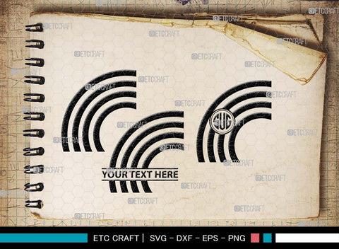 Rainbow Monogram, Rainbow Silhouette, Rainbow SVG, Clouds Svg, Rainbow Star Svg, Rainbow Shooting Svg, Layered Rainbow Svg, SB00529 SVG ETC Craft 