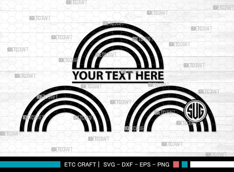 Rainbow Monogram, Rainbow Silhouette, Rainbow SVG, Clouds Svg, Rainbow Star Svg, Rainbow Shooting Svg, Layered Rainbow Svg, SB00529 SVG ETC Craft 