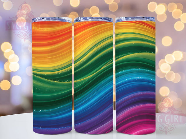 Rainbow Ombre Glitter Tumbler, Ombre Glitter Pattern, Radiant Rainbow Design, 20Oz Sublimation Wrap, Sparkle Ombre Art, Colorful Glitter Texture, Tumbler Sublimation Sublimation SvggirlplusArt 