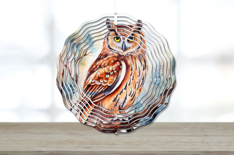 Rainbow Pearl-spotted Owl Wind Spinner Sublimation Bundle Sublimation Regulrcrative 