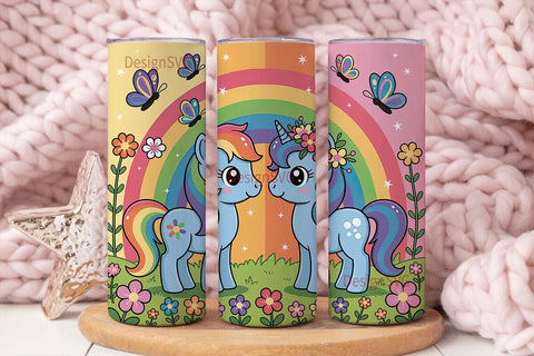 Rainbow PoTHSPs Tumbler Wrap PNG Sublimation DesignSVG 