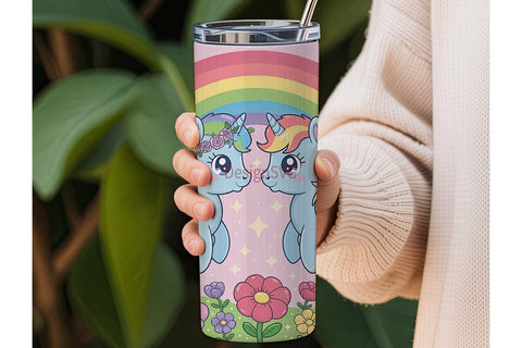 Rainbow PoTHSPs Tumbler Wrap PNG Sublimation DesignSVG 