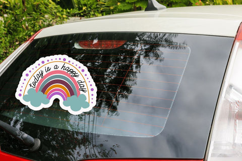 Rainbow Stickers Bundle Sublimation Regulrcrative 