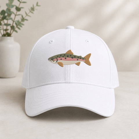 Rainbow Trout Embroidery Design – Freshwater Fish Fishing Wildlife Machine Embroidery File Embroidery/Applique DESIGNS PatternFeed8 