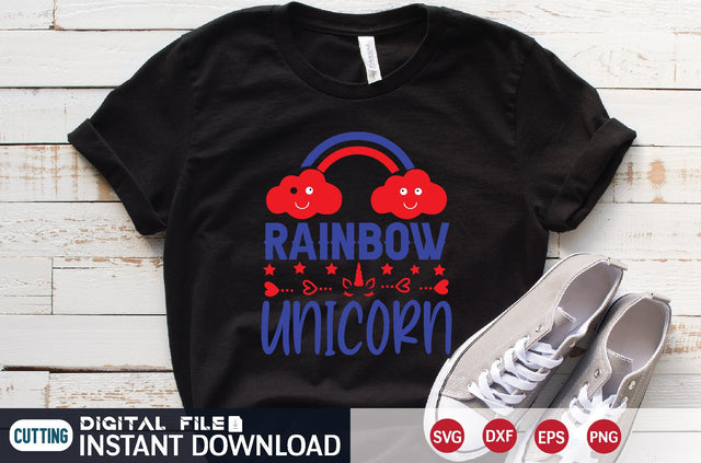 Rainbow Unicorn Svg SVG designer krishna 