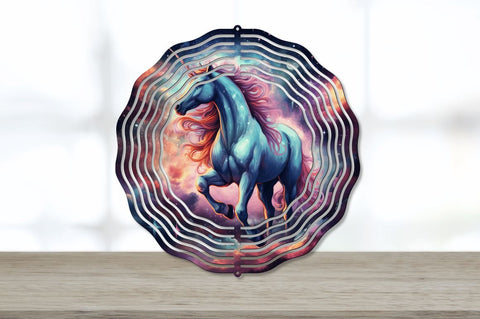 Rainbow Unicorn wind spinner Sublimation Regulrcrative 