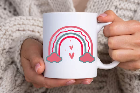 Rainbow Valentine's 10 Svg Design SVG Regulrcrative 