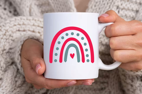 Rainbow Valentine's 13 Svg Design SVG Regulrcrative 