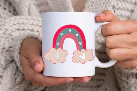 Rainbow Valentine's 2 Svg Design SVG Regulrcrative 