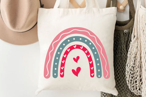 Rainbow Valentine's 3 Svg Design SVG Regulrcrative 