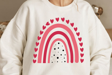 Rainbow Valentines Svg Bundle SVG Regulrcrative 