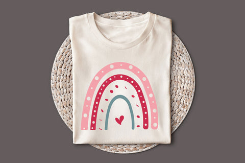 Rainbow Valentines Svg Bundle SVG Regulrcrative 